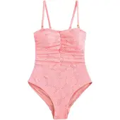 Next Formgivende badedragt neonpink
