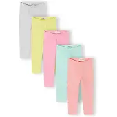 MINOTI Leggings citron / grå-meleret / mint / koral / pink