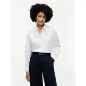 Tommy Hilfiger Bluse 'Boxy Fit' hvid