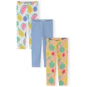 MINOTI Leggings lyseblå / lysegul / lysegrå / pastelorange