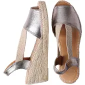 Toni pons Espadrillaer sølv