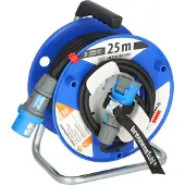 Brennenstuhl 1182470300, Sort, Blå, Plast, 1 AC stikkontakt(er), CEE, 25 m, IP44