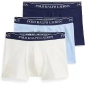 Ralph Lauren Polo Ralph Laurentil mænd. 714830299212 Sæt med 3 boxershorts i elastisk bomuld hvid, blå, marineblå (XXL), Afslappet