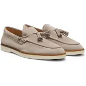 BOSS Ruskindsloafers med kvast