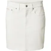Calvin Klein Jeans Nederdel '90s Logo Label Mini' white denim
