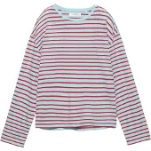 Pull&Bear Shirts kirsebærsrød / hvid