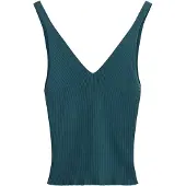 Mela London Sticktop 'Rhada' cyanblå