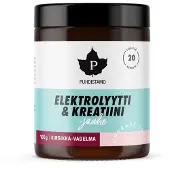 Puhdistamo elektrolyt- og kreatinpulver Cherry-Raspberry 100 g