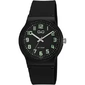 Q&Q Herreur VS50J010Y Classic Sort/Resinplast Ø38 mm