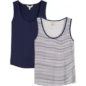 Love & roses Overdel navy / hvid