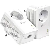 TP-LINK Powerline TL-PA7017P AV1000 Gigabit Passthrough Powerline Adapter Homeplug / PowerLine