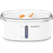 Rojeco Vandfontæne til kæledyr Trådløs 2,5L