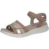 Caprice Sandal, beige, made of Leather without heel, Size 42
