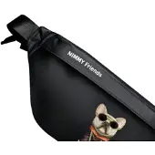 Usorteret Crossbody Glasses Cool Dog skuldertaske - Sort