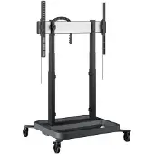 Vogel's RISE 5205 - Vogn med hjul - motoriseret løft - for LCD display - 50 mm/s - sort - skærmstørrelse: 65-86