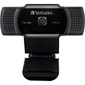 Verbatim AWC-01 - Webcam - farve - 2560 x 1440 - 2K, 1080p - audio - USB 2.0