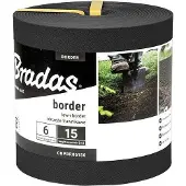 Bradas Havekant , 2,8 x 150 mm, 6 m, sort
