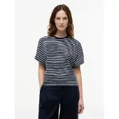 Tommy Hilfiger Shirts 'Batwing Sleeve' navy / hvid