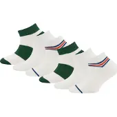 Ewers Sokker ecru / marin / rød / sort