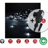EDM Istapgardin Med 12 Led-striber Til Programmering 0.5x2 M