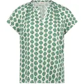 Cartoon Bluse marin / mint / kiwi / lysegrøn