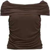 Object Shirts 'OBJDina' mørkebrun