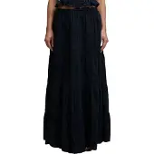Superdry Tiered Maxi Lang Nederdel