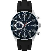 Timex Analogt ur sort / sølv