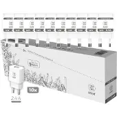 Tech One Tech Tec2954 Pack 12w Usb-vægadapter 10 Enheder