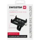Swissten BC2, Mobiltelefon/Smartphone, Cykel/Bil, Sort