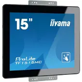Iiyama ProLite TF1515MC-B2 - LED-skærm - 15 - åben ramme - touchscreen - 1024 x 768 - TN - 350 cd/m² - 800:1 - 8 ms - HDMI, VGA, DisplayPort - sort
