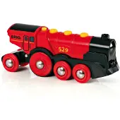 BRIO Stort, rødt lokomotiv, B/O