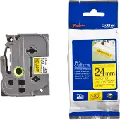 Brother TZeS tape 24mmx8m strong black/yellow TZeS651 Modsvarer: N/A