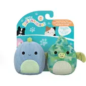 Squishmallows Pets Squishmallows 9cm Two-Pack Squeaky Plush Dog Toy D