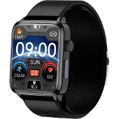 INF Smartwatch som måler blodtryk og ilt i blodet Black