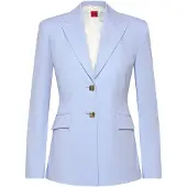 HUGO Regular fit blazer med guldfarvede knapper