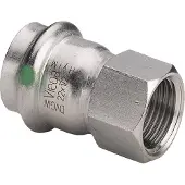Viega Sanpress Inox overgang 28 x 3/4" rustfrit stål