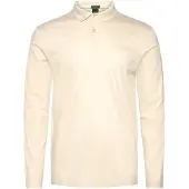 BOSS Pirol 10272555 Green Polo Med Lange ærmer