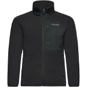 Columbia - Fast Trek V Full Zip Black til UnisexUld - Størrelse L - Sort
