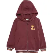 s.Oliver Sweatjakke lyseblå / gul / bordeaux / hvid