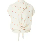 ONLY Bluse 'ONLTHYRA' beige / rød