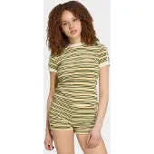 Adidas Originals Originals Originals Summer Glow Slim Stribet T-shirt, størrelse Large
