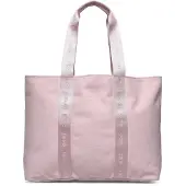 HUGO Tote bag i bomuldskanvas med logoremme