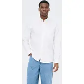 Only & Sons Skjorte 'ONSOxford' hvid