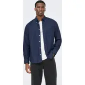 Only & Sons Skjorte 'ONSOXFORD' navy