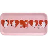Muurla Moomin bakke 13x27 cm Heart