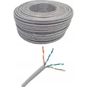 NETRACK netværkskabel UTP Cat.6 LAN-kabel grå 100 m CCA