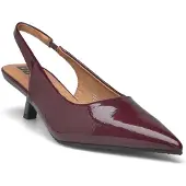 Bianco Slingpumps 'Kristin' mørkerød
