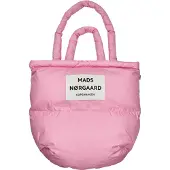 MADS NORGAARD COPENHAGEN Shopper pink / hvid