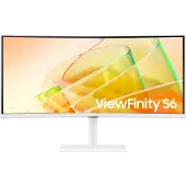 Samsung 34" ViewFinity S6 S65TC UWQHD Skærm, White